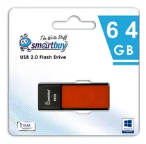 Pendrive Smartbuy 64gb Usb 2.0 Música Mp3 Videos Películas