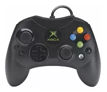 Control Xbox Clasico Color Negro Alambrico Joypad Mando