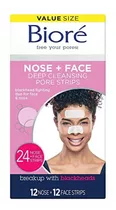 Bioré Nose+fac  Blackhead Remover Pore Strips, 12 Narizfor