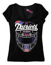 Remera Mujer New England Patriots Football Americano T77 Dtg