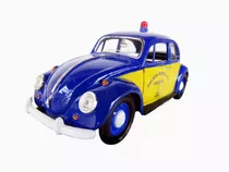 Miniatura Fusca 1967 Polícia Rodoviária Califórnia 1/24