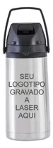 Garrafa Térmica 1,3 L Inox Personalizada Hotel Bar Etc