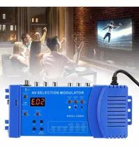 Ams90 Digital Modulador Av Rf Convertidor Adaptador Uhf Vhf 