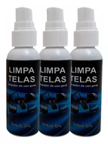 3 - Limpa Telas 60ml Limpeza Tv Monitor Tablet Celular Pc