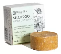 Shampoo Solido Vegano Botanika 90gr Detox Uso Diario