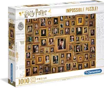 Rompecabezas Harry Potter Imposible 1000 Pz Clementoni Italia Gran Reto Retratos Hogwarts