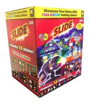 Proyector De Luces Led Navidad Slide Show Con 12 Tarjetas