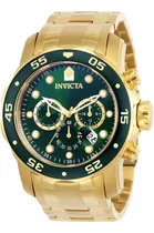 Relógio Invicta Pro Diver 0075 Banhado Ouro 18k Original