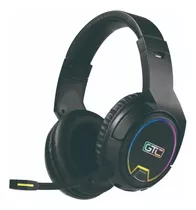 Auriculares Bluetooth Gtc Hsg-619 Rgb C/ Micrófono Color Negro