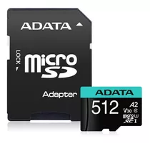 Memoria Micro Sd 512gb Adata Premier Pro Sdxc Uhs-i U3 C10