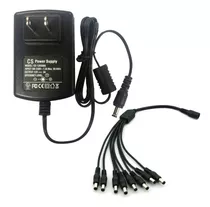 Ac 100-240v To Dc 12v 3a Power Supply Adapter With 8 Way Spl