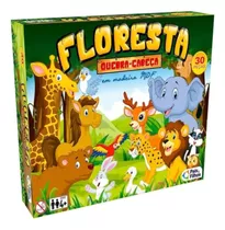 Quebra Cabeça Infantil Madeira Mdf 30 Peças Floresta Animais