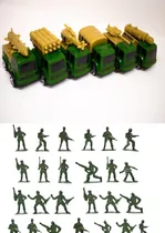 Brinquedo De Guerra Soldadinhos Miniaturas Bonecos Militar