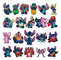 Pins Botons Enfeite Para Crocs Lilo Stitch Kit Com 11