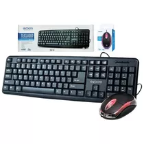 Kit Teclado E Mouse Convencionais Para Computador E Notebook