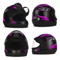 Capacete Moto Semi-automático Pro Tork New Sports Preto Novo