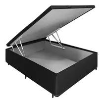 Cama Box Baul Para Sommier Somier 1 Plaza Y Media Sensacion