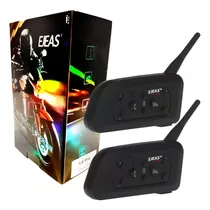 2 Intercomunicadores Bluetooth Moto Ejeas V6 Pro