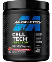 Suplemento En Polvo Muscletech  Cell-tech Creactor Sabor Fruit Punch Extreme En Pote De 235g