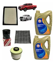 Kit Service X4 Filtros Aceite 5w30 Toyota Hilux Td 2.8 2.4