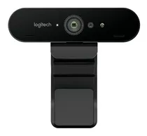 Câmera Web Logitech Brio 4k 90fps Cor Preto