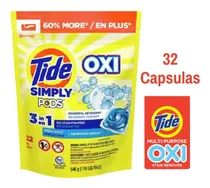 Detergente Cápsulas Tide Pods Simply Con Oxi 508g