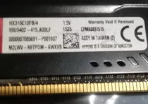 Memoria Ram  Hx318c10fb/4 Hyper Fury