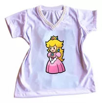 Camiseta Camisa Personalizada Infantil Do Super Mario Mod05