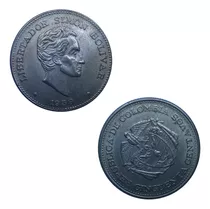 Moneda De 50 Centavos  1959 Con Giro Colombia 