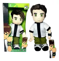 Boneco Pelúcia Antialérgica Articulada Ben 10 Original