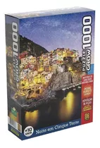 Jogo Quebra Cabeca Noite Em Cinque Terre 1000pcs Grow 10anos