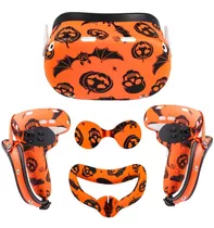 Capa Protetora De Silicone Para Oculus Quest 2 Vr Halloween