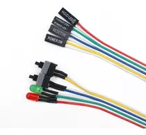 Botón Power/reset Para Gabinete Atx Con Cable A Mother Led