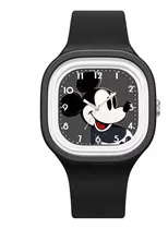 Reloj Importado Mickey O Minnie Mouse Grande Silicona