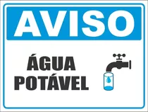 Placa Pvc_20x15 - Água De Reuso