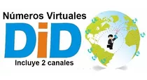 Número Telefónico Virtual De Colombia 2 Canales Sip, Voipred