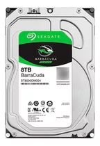 Hd 8tb Sata3 Seagate Barracuda -  St8000dm004 (3,5pol, 6gb/s, 5.900 Rpm, 256mb Cache)