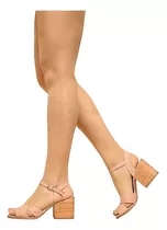 Sandalias Mujer Zapatos Faja Taco Bajo Art 1240 Mugato-bsas®