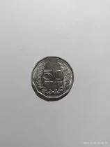 Moneda De 50 Centavos Invertida
