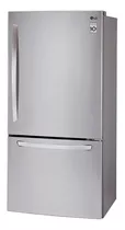 Refrigerador Inverter No Frost Inox 2 Puertas Combi - LG Color Plateado