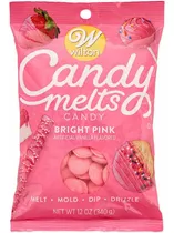 Candy Melts Color Rosado Brillante Wilton