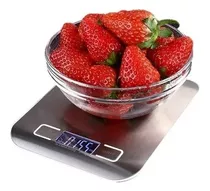 Balança Digital Em Inox De Luxo Dieta Fitness 10kg Precisão Capacidade Máxima 10 Kg