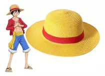 One Piece Sombrero De Paja Luffy Anime Colección Cosplay