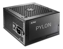 Fuente De Alimentación Bivolt Atx Gamer Xpg Pylon 650w 80 Plus, Color Bronce Y Negro