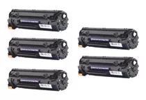 Kit 5x Toner Compatível P/ Hp Cf283a 283a M127fn M125a M127