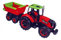 Caminhão Trator Agrícola Grande Articulado Brinquedo Menino