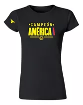 Jersey Playera Fútbol América Mujer Campeón Ap 2023 1