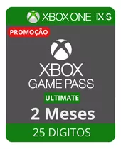 Xbox Gamepass Ultimate 2 Meses - 25 Dígitos