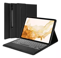 Estuche Para Galaxy Tab S8 Plus Teclado Tactil Samsung 7