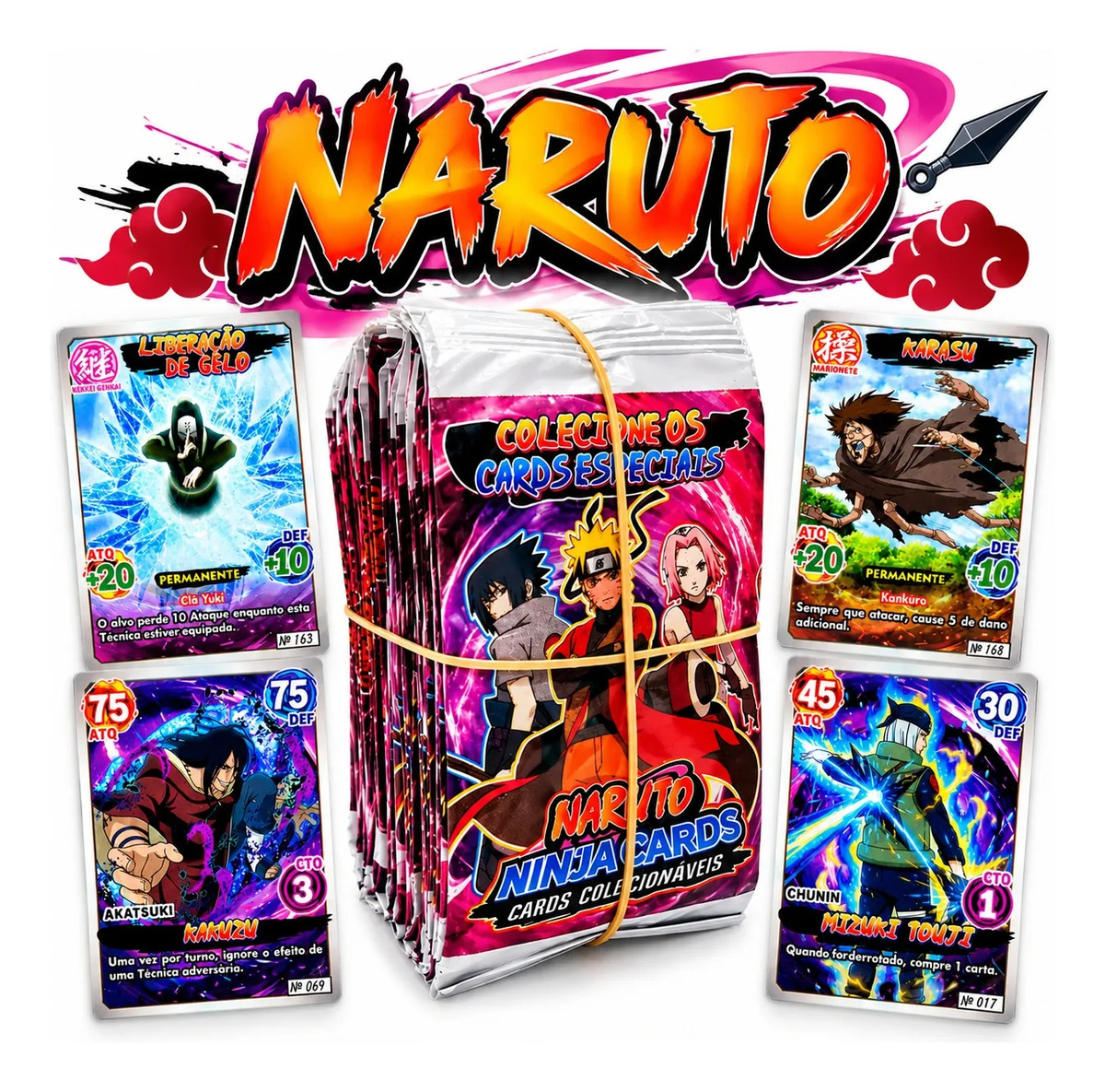 Card Naruto Raro Raposa Nove Caldas | Mercado Livre
